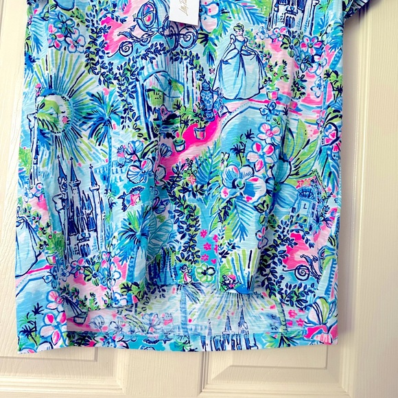 NWT Cinderella Lilly Pulitzer x Disney Parks Etta Tee Limited Edition Size Large - Picture 3 of 14
